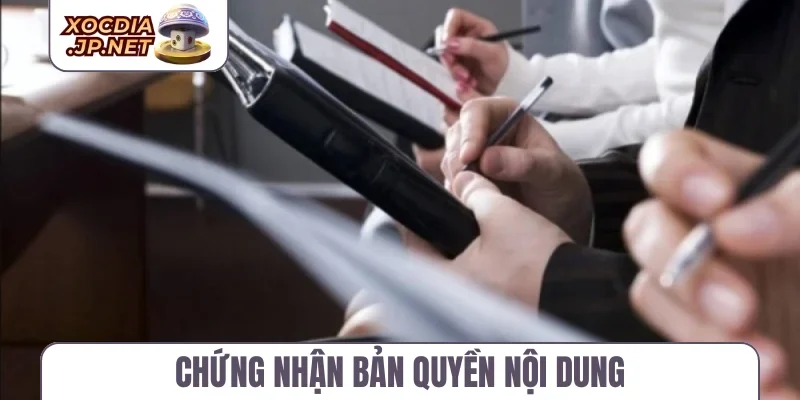 Chứng nhận bản quyền nội dung