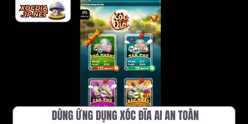 Dùng ứng dụng xóc đĩa AI an toàn