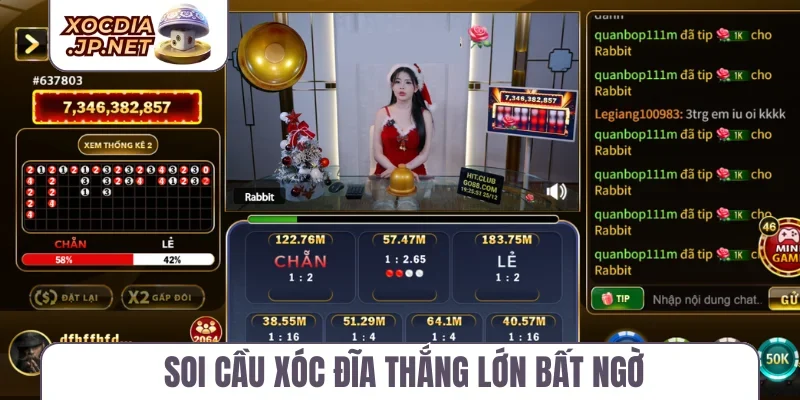 Soi cầu xóc đĩa thắng lớn bất ngờ