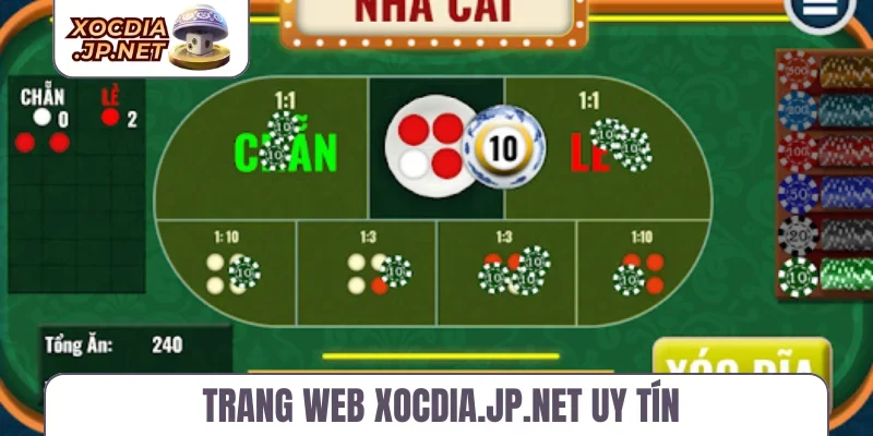 Trang web Xocdia.jp.net uy tín